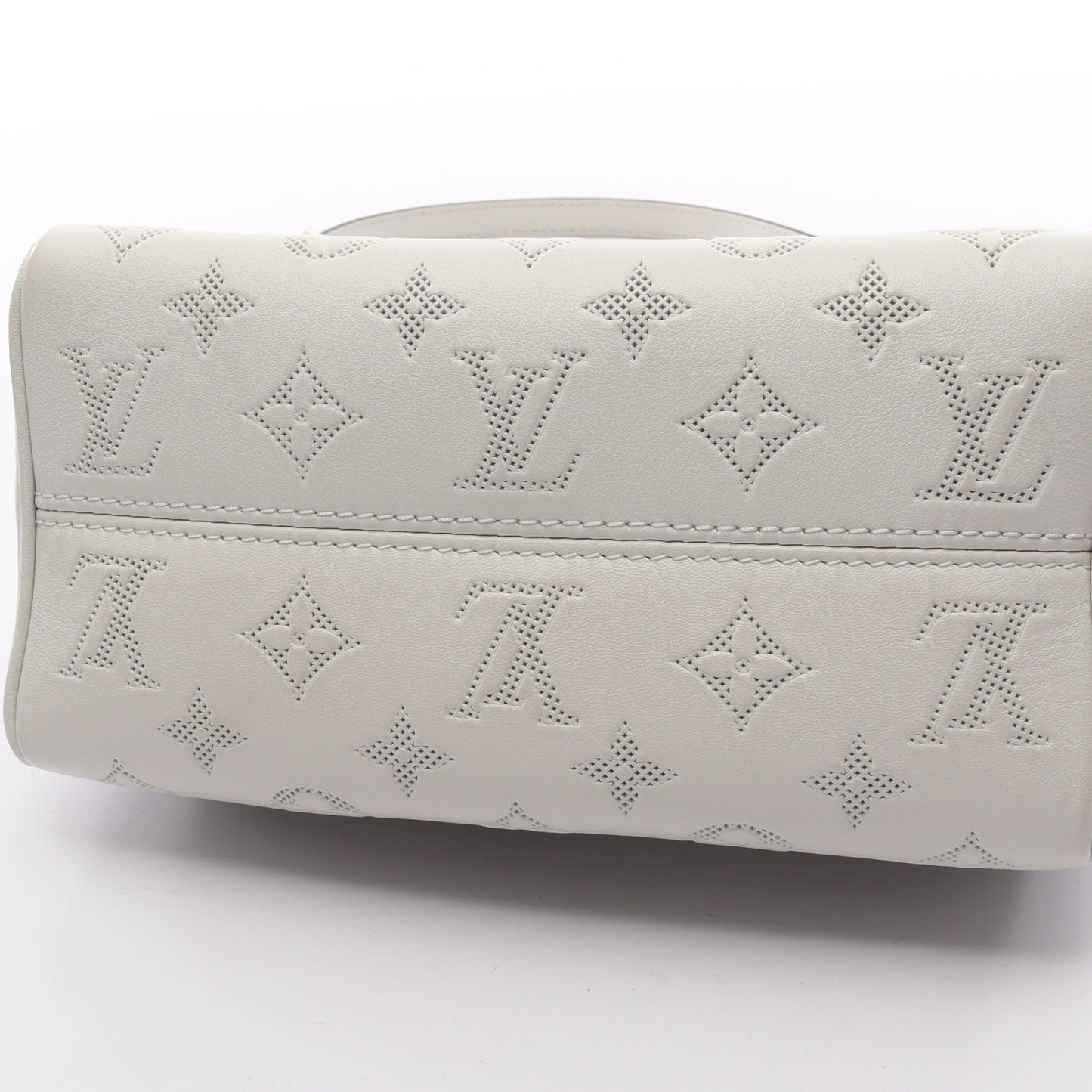 スピーディ バンドリエール20 モノグラム ハンドバッグ レザー オフホワイト 2WAY ルイヴィトン バッグ LOUIS VUITTON
