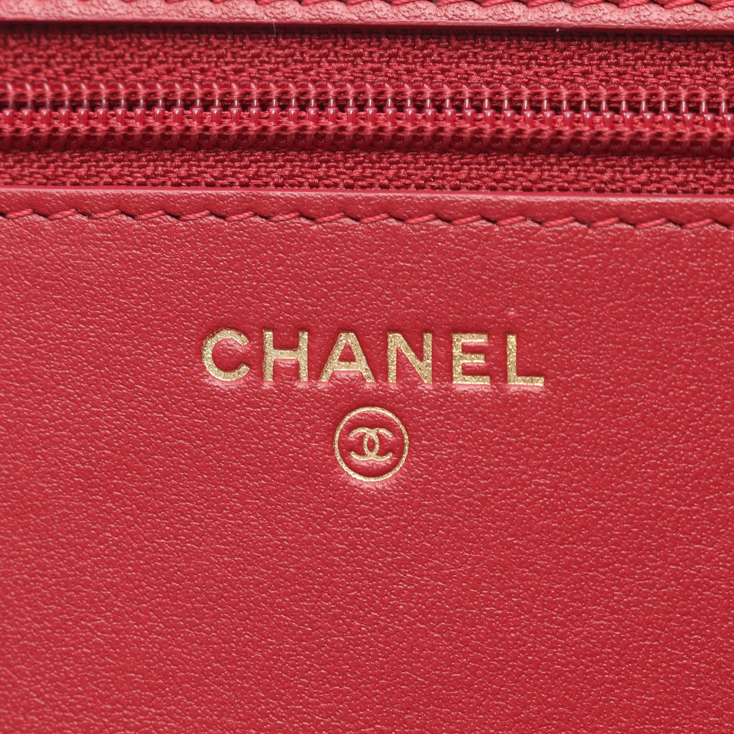 ボーイシャネル チェーンウォレット キャビアスキン レッド ゴールド金具 シャネル バッグ CHANEL