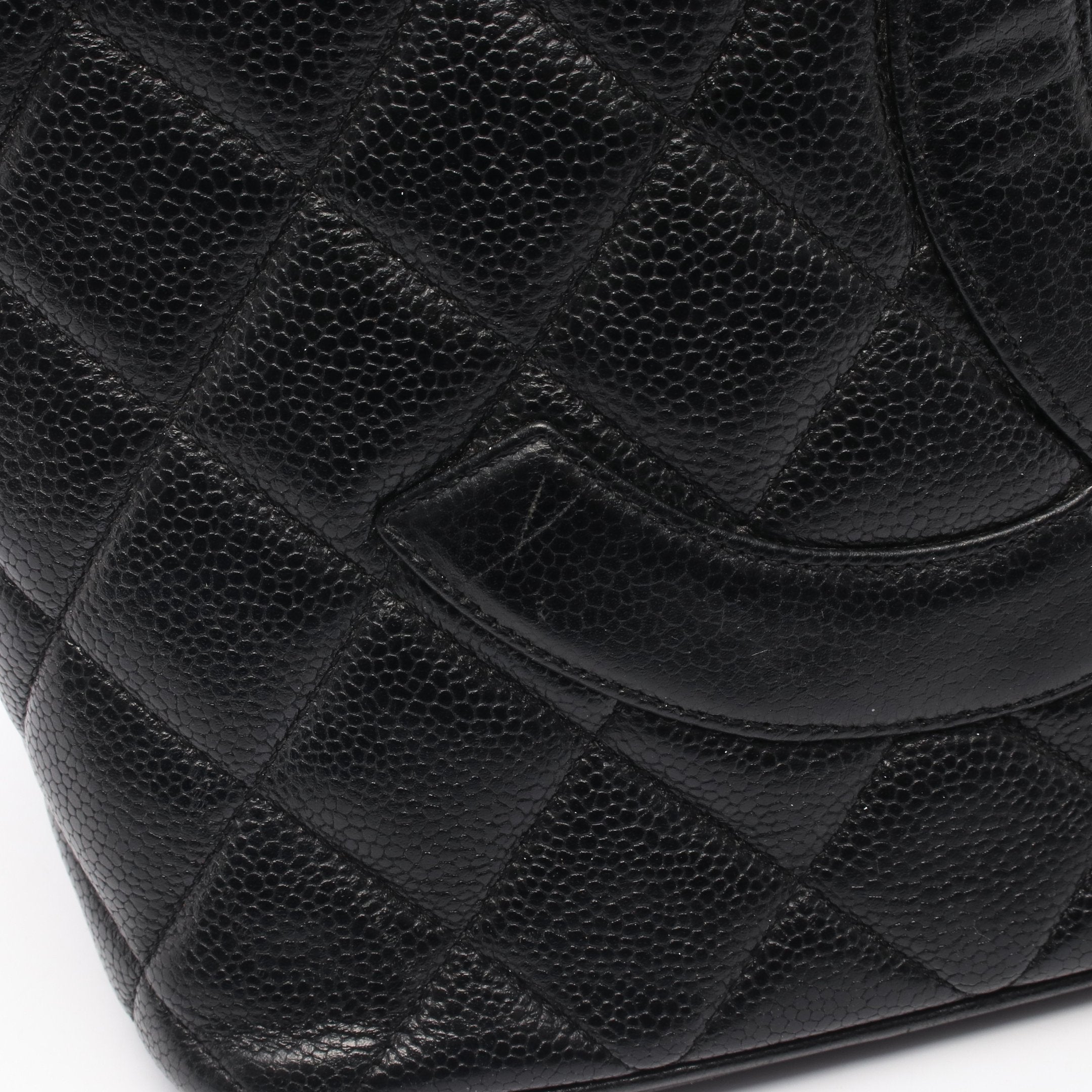 復刻トート ハンドバッグ トートバッグ キャビアスキン ブラック