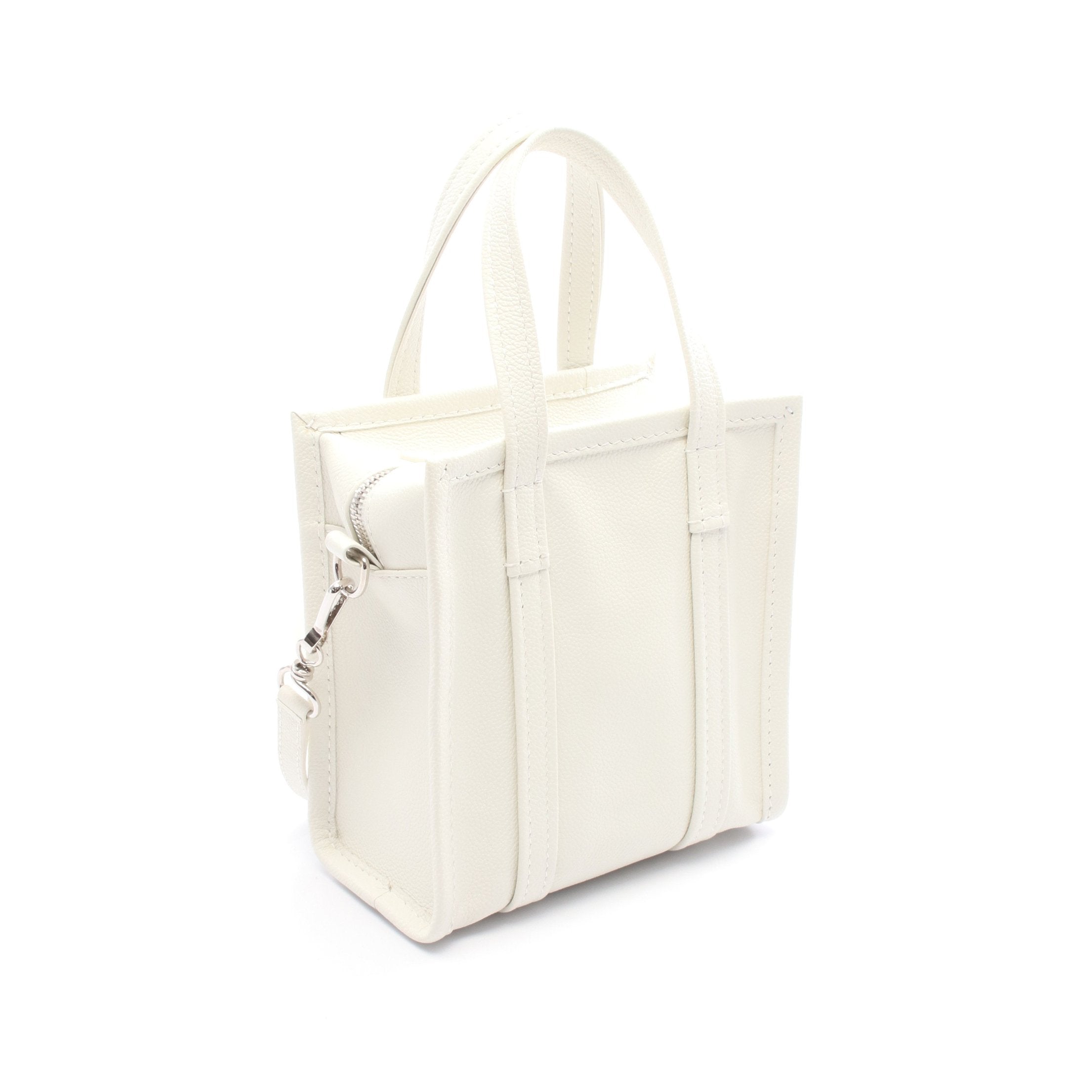 BAZAR SHOPPER バザール ショッパー XXS ハンドバッグ レザー オフ