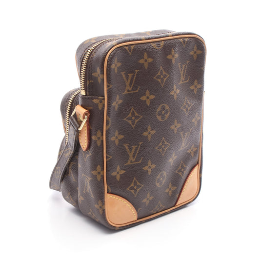 アマゾン モノグラム ショルダーバッグ PVC レザー ブラウン ルイヴィトン バッグ LOUIS VUITTON