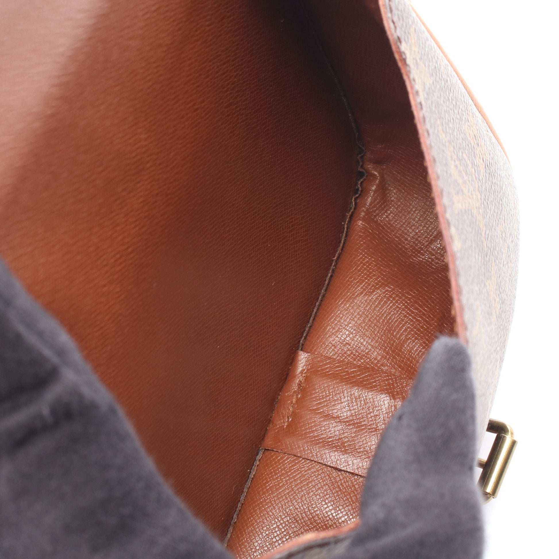 カルトシエールPM モノグラム ショルダーバッグ PVC レザー ブラウン ルイヴィトン バッグ LOUIS VUITTON