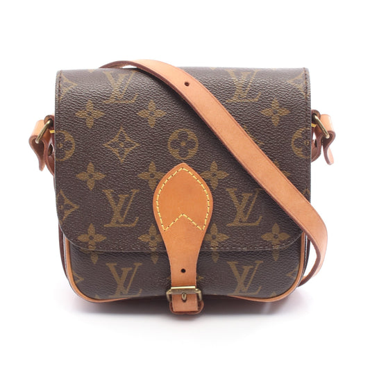 カルトシエールPM モノグラム ショルダーバッグ PVC レザー ブラウン ルイヴィトン バッグ LOUIS VUITTON