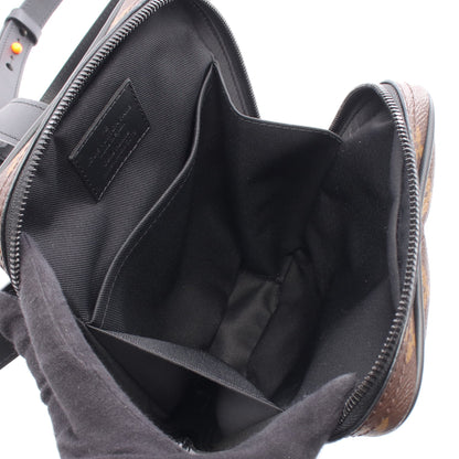 ユティリティ サイドバッグ モノグラムソーラーレイ ウエストバッグ ボディバッグ PVC レザー ブラウン ブラック ルイヴィトン バッグ LOUIS VUITTON