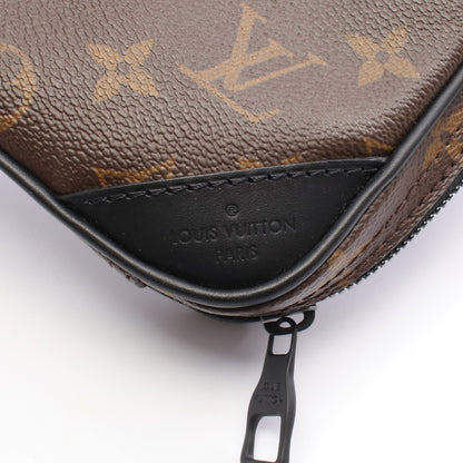 ユティリティ サイドバッグ モノグラムソーラーレイ ウエストバッグ ボディバッグ PVC レザー ブラウン ブラック ルイヴィトン バッグ LOUIS VUITTON