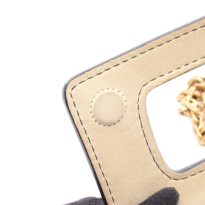 ジャディオール チェーンショルダーバッグ レザー オフホワイト クリスチャンディオール バッグ Christian Dior