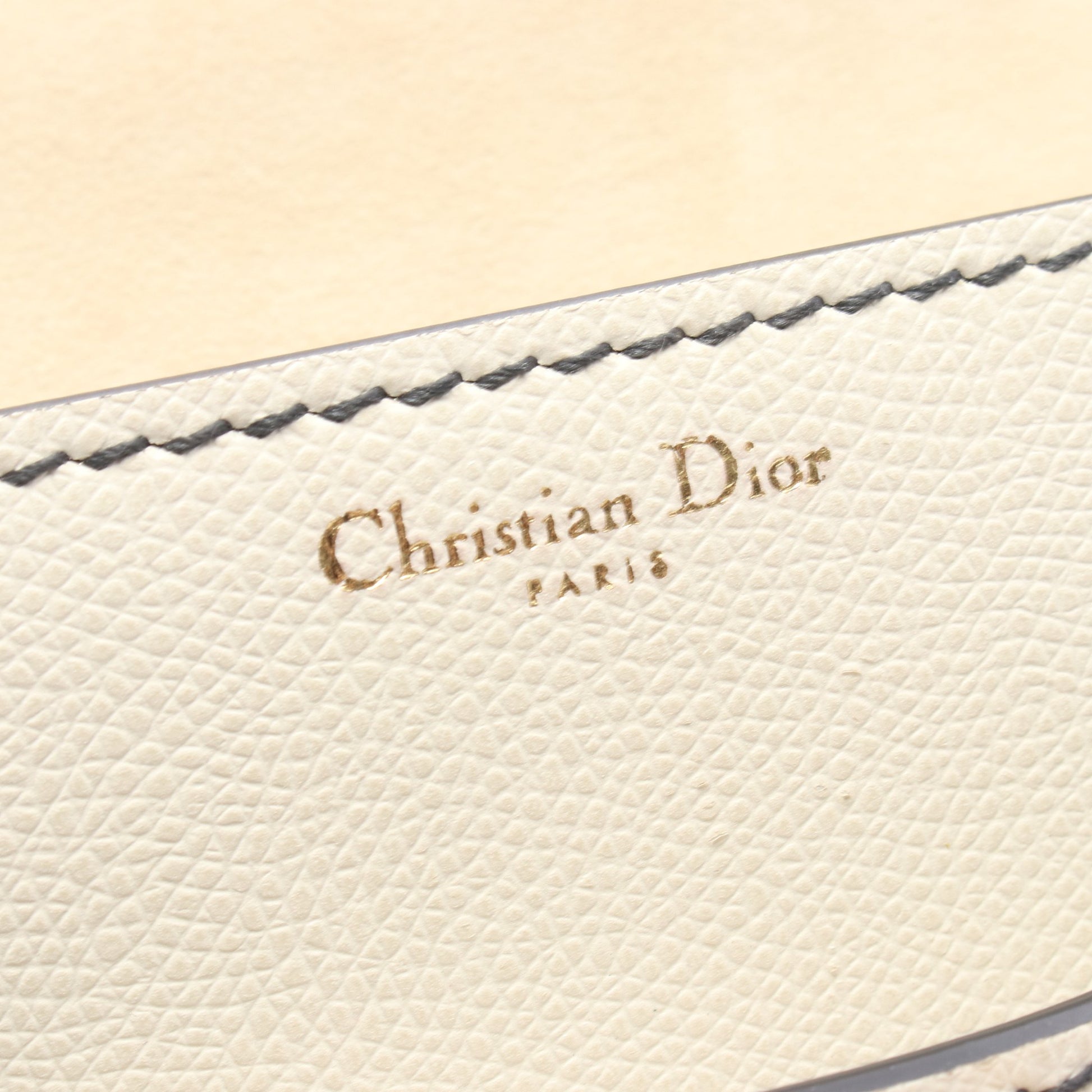 ジャディオール チェーンショルダーバッグ レザー オフホワイト クリスチャンディオール バッグ Christian Dior