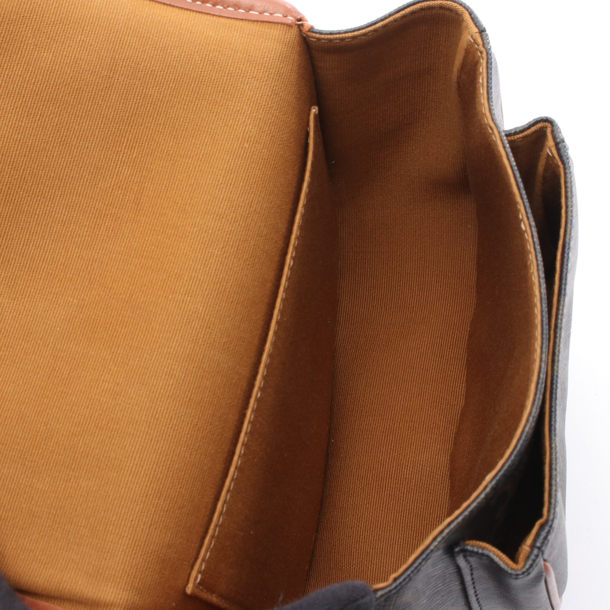 フォルコ ミディアムバッグ トリオンフ ショルダーバッグ PVC レザー ダークブラウン ブラウン セリーヌ バッグ CELINE