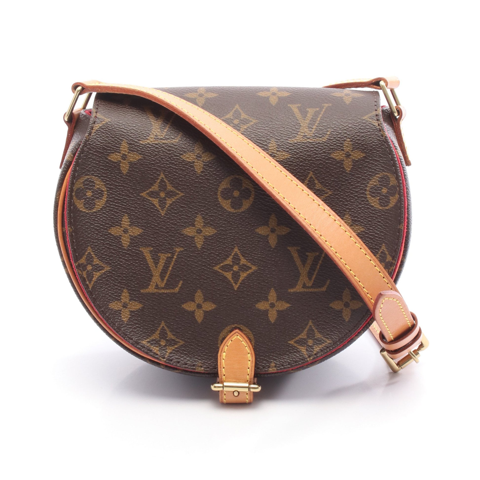 タンブラン モノグラム ショルダーバッグ PVC レザー ブラウン ルイヴィトン バッグ LOUIS VUITTON