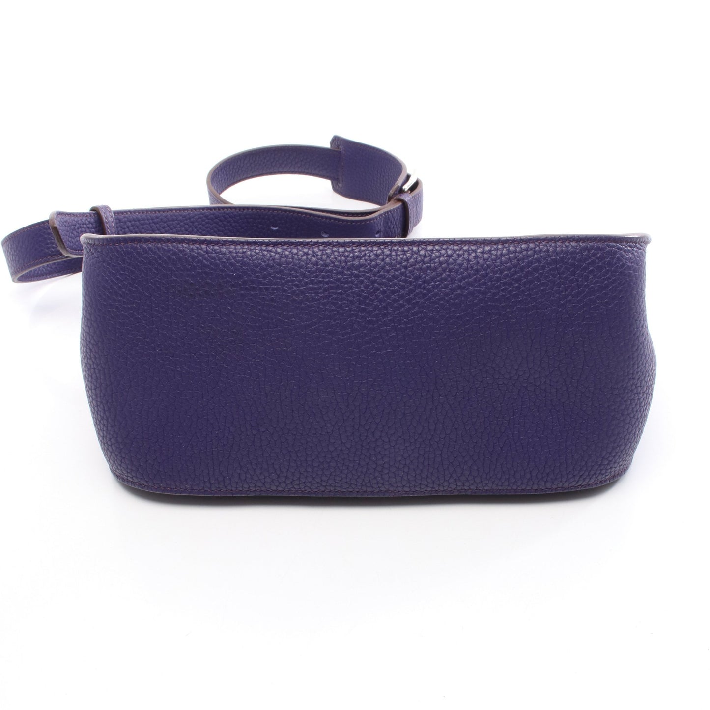 ジプシエール28 アイリス ショルダーバッグ トリヨンクレマンス パープル シルバー金具 □O刻印 エルメス バッグ HERMES