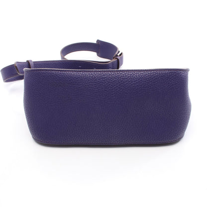 ジプシエール28 アイリス ショルダーバッグ トリヨンクレマンス パープル シルバー金具 □O刻印 エルメス バッグ HERMES