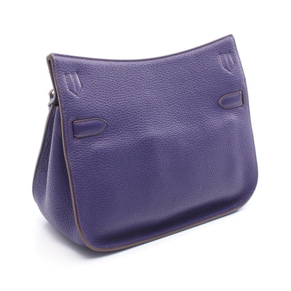 ジプシエール28 アイリス ショルダーバッグ トリヨンクレマンス パープル シルバー金具 □O刻印 エルメス バッグ HERMES