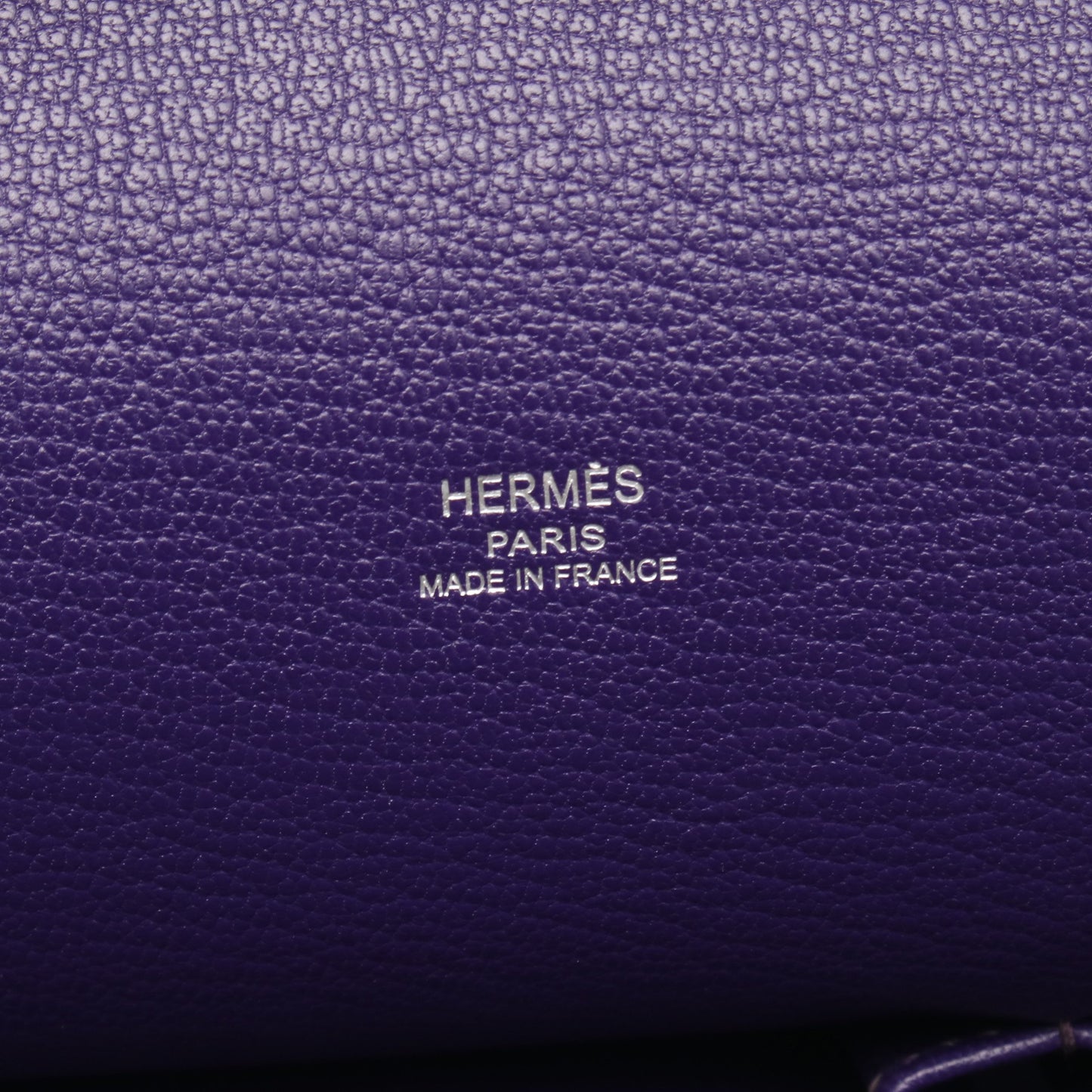 ジプシエール28 アイリス ショルダーバッグ トリヨンクレマンス パープル シルバー金具 □O刻印 エルメス バッグ HERMES