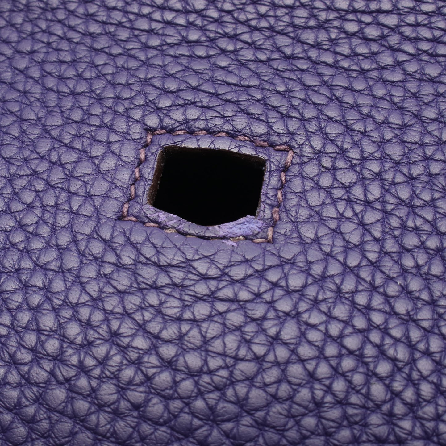 ジプシエール28 アイリス ショルダーバッグ トリヨンクレマンス パープル シルバー金具 □O刻印 エルメス バッグ HERMES