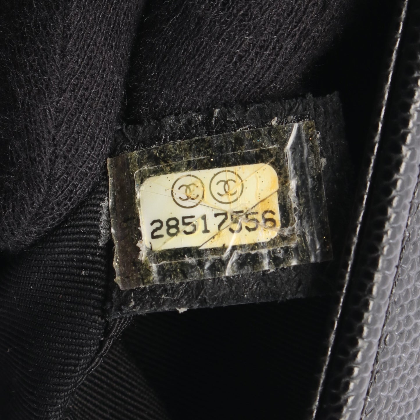 ボーイシャネル チェーンショルダーバッグ キャビアスキン ブラック シルバー金具 シャネル バッグ CHANEL