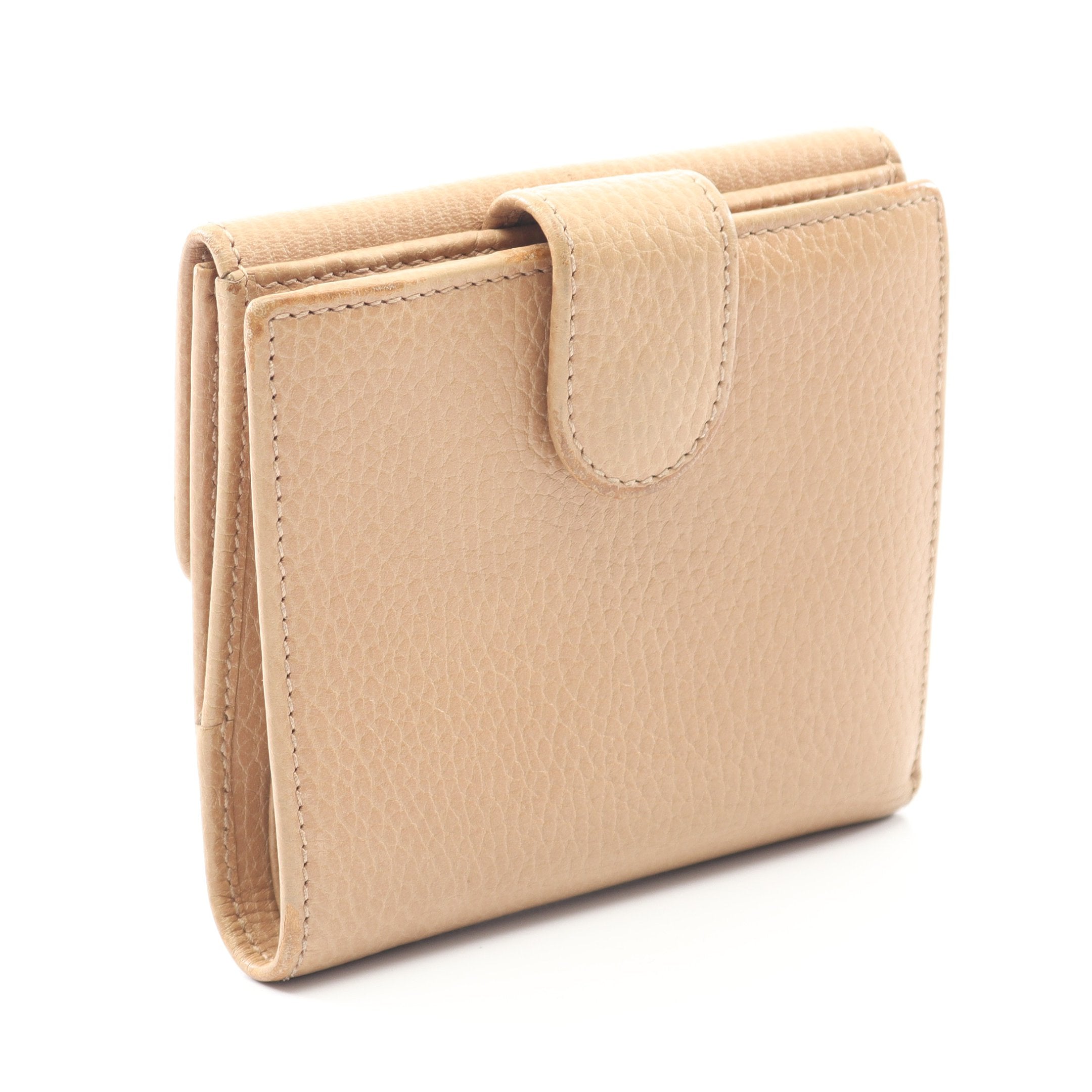 【美品】GUCCI財布インターロッキングG ベージュ 数量限定，定番】 GUCCI インターロッキングG財布