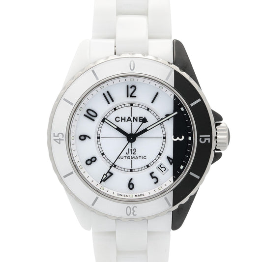 J12 パラドックス キャリバー12.1 メンズ 腕時計 自動巻き セラミック ホワイト ブラック シャネル 時計 CHANEL