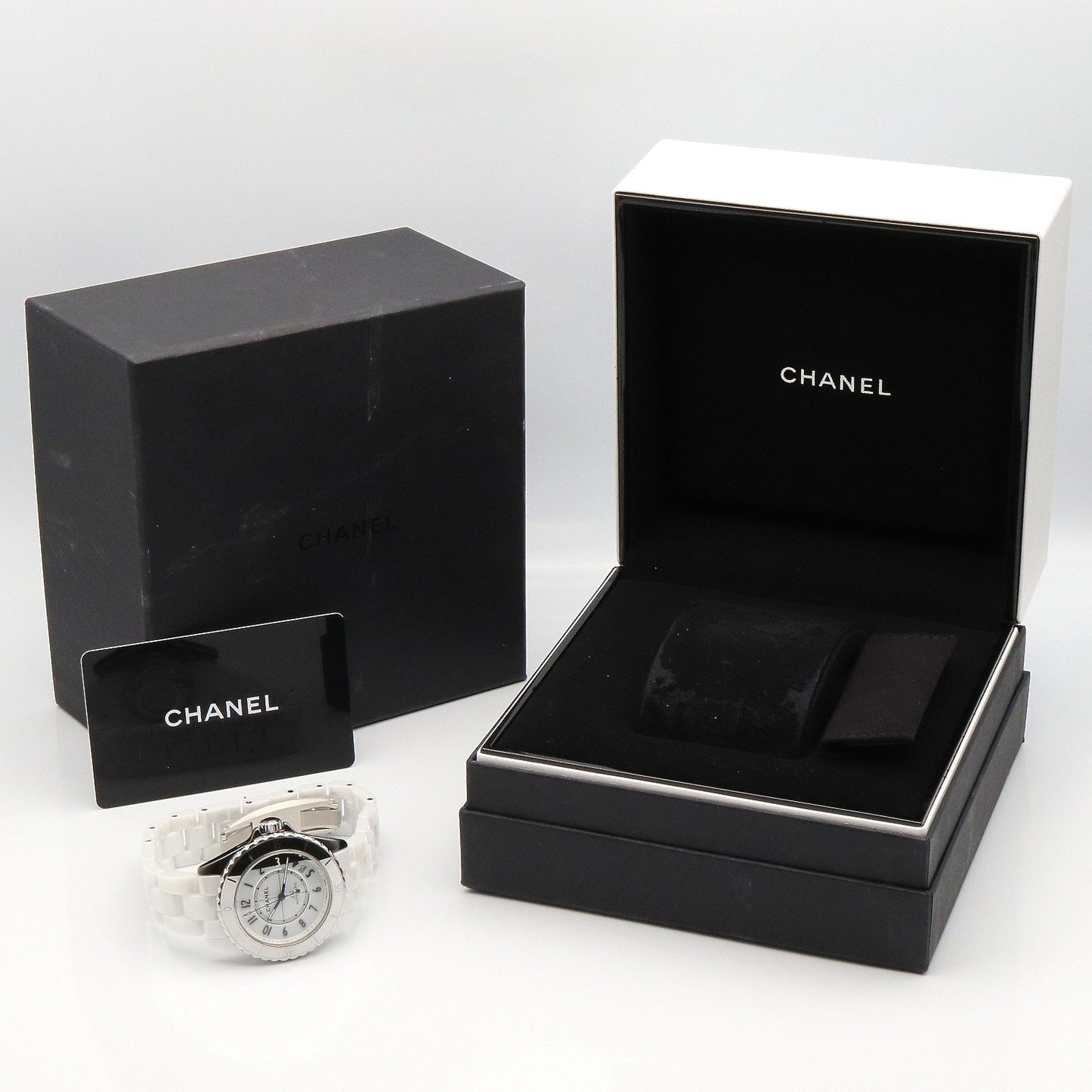 J12 パラドックス キャリバー12.1 メンズ 腕時計 自動巻き セラミック ホワイト ブラック シャネル 時計 CHANEL