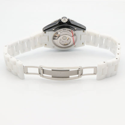 J12 パラドックス キャリバー12.1 メンズ 腕時計 自動巻き セラミック ホワイト ブラック シャネル 時計 CHANEL