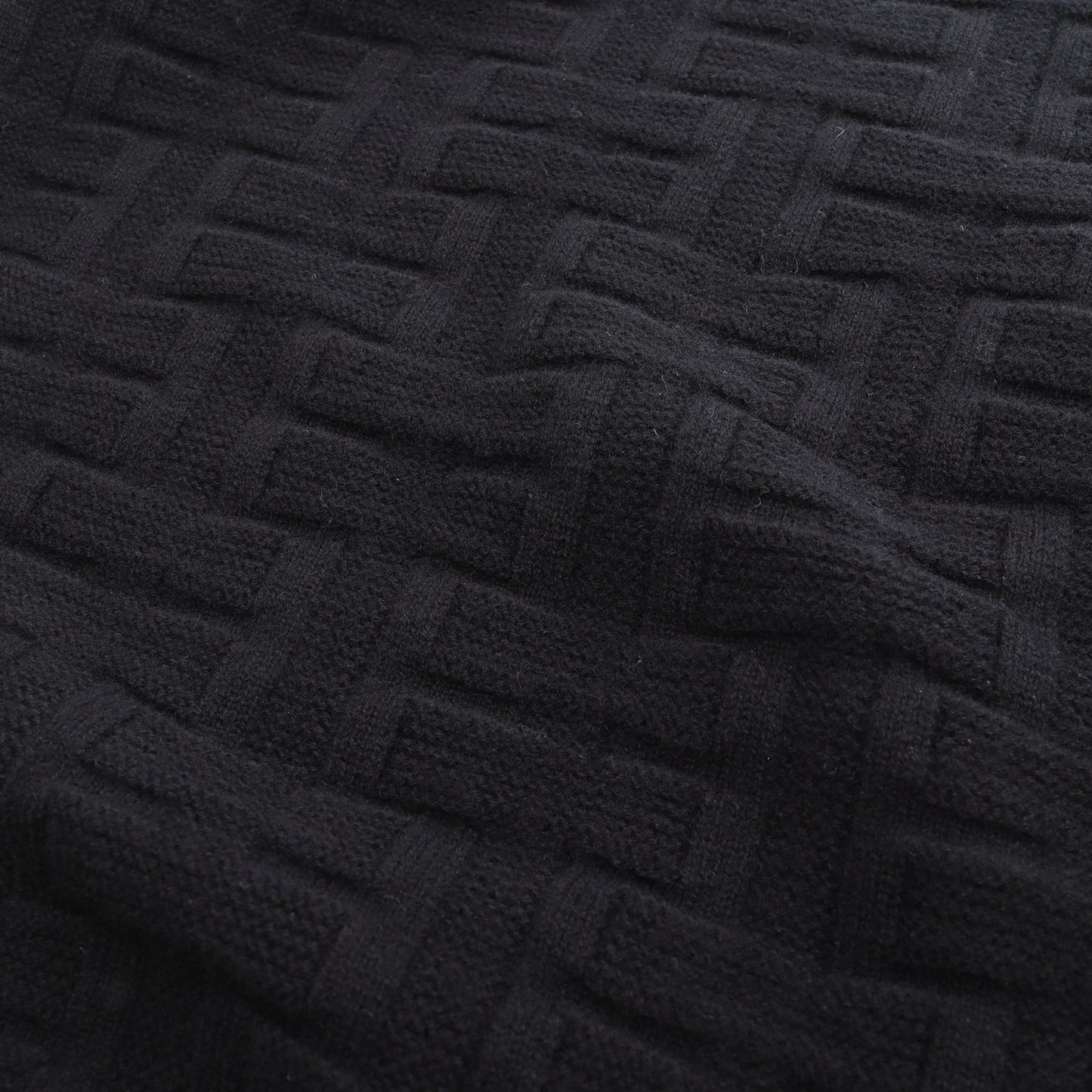 LOUNGEWEAR VOYAGE ラウンジウェアヴォヤージュ ニット ウール ブラック エルメス トップス HERMES