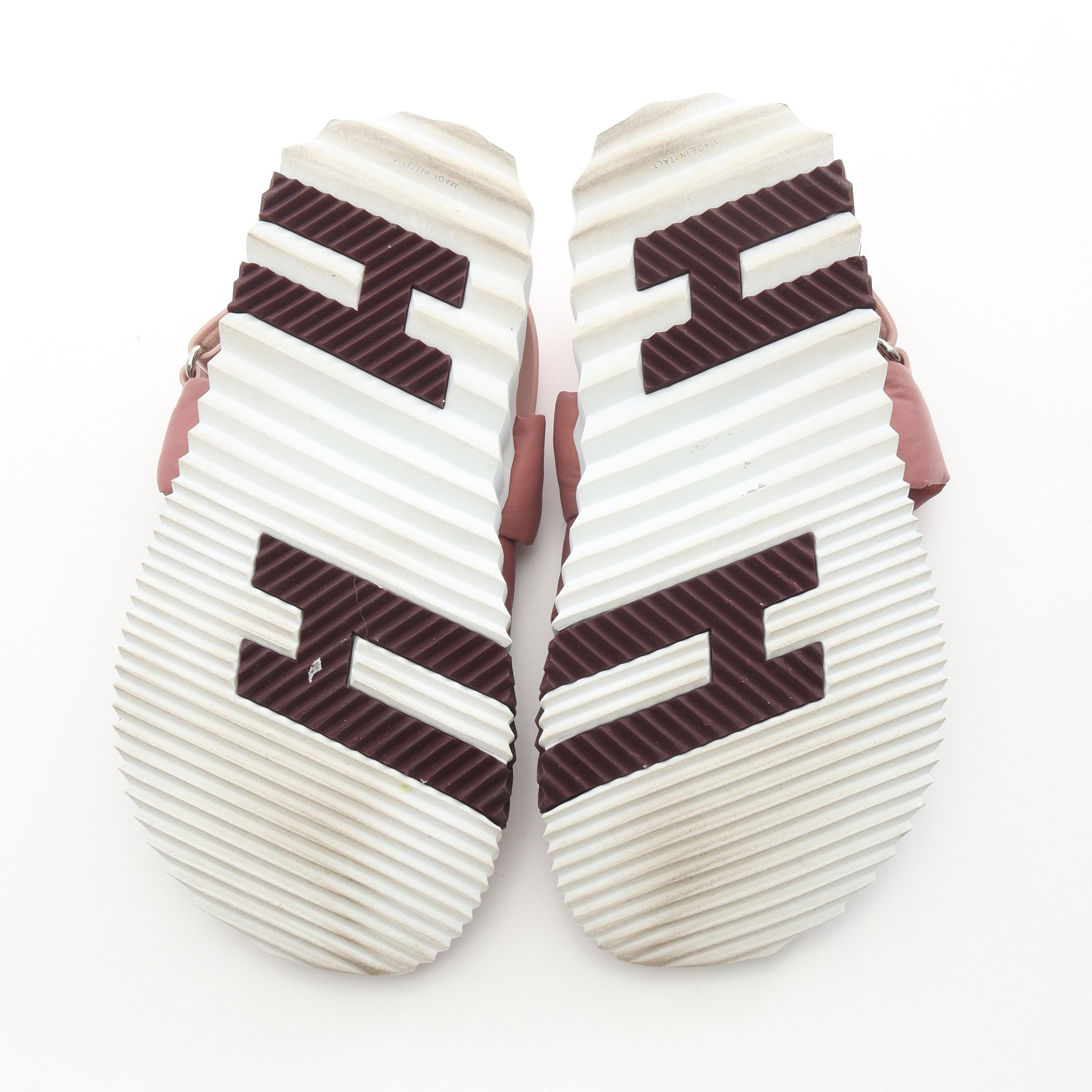 エレクトリック サンダル ナイロン レザー ダスティピンク ピンク