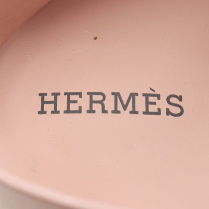 エレクトリック サンダル ナイロン レザー ダスティピンク ピンク エルメス シューズ HERMES