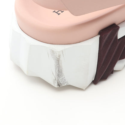 エレクトリック サンダル ナイロン レザー ダスティピンク ピンク エルメス シューズ HERMES