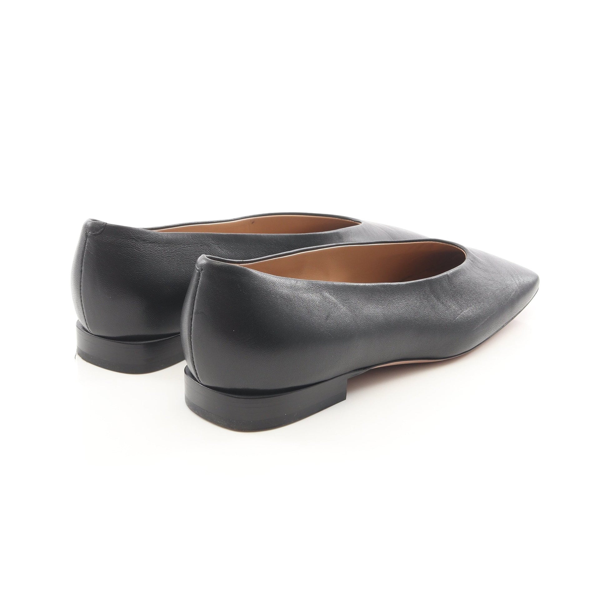 COMETA スクエアトゥ パンプス レザー ブラック ペリーコ シューズ PELLICO