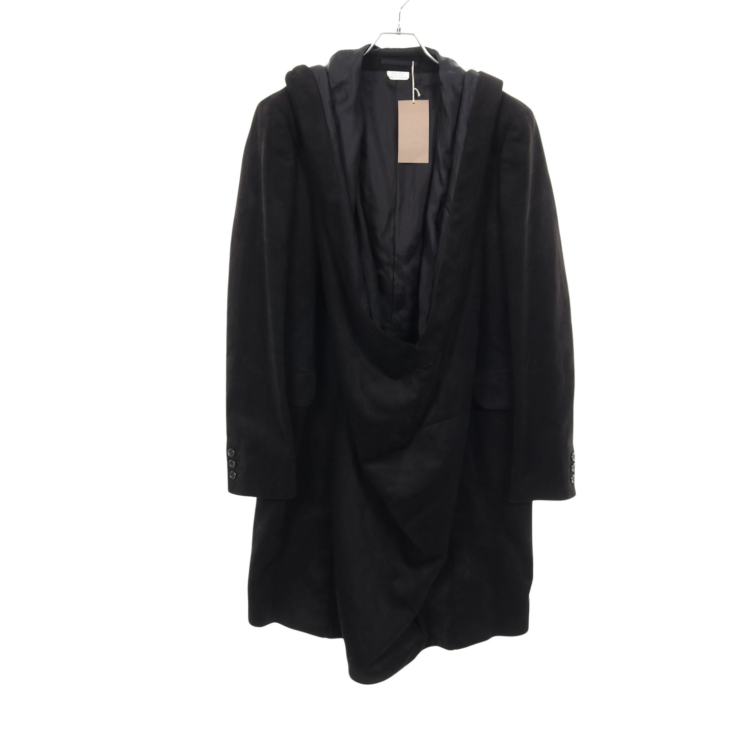 プルオーバー コート コットン ブラック フード付き コムデギャルソン アウター Comme des Garcons