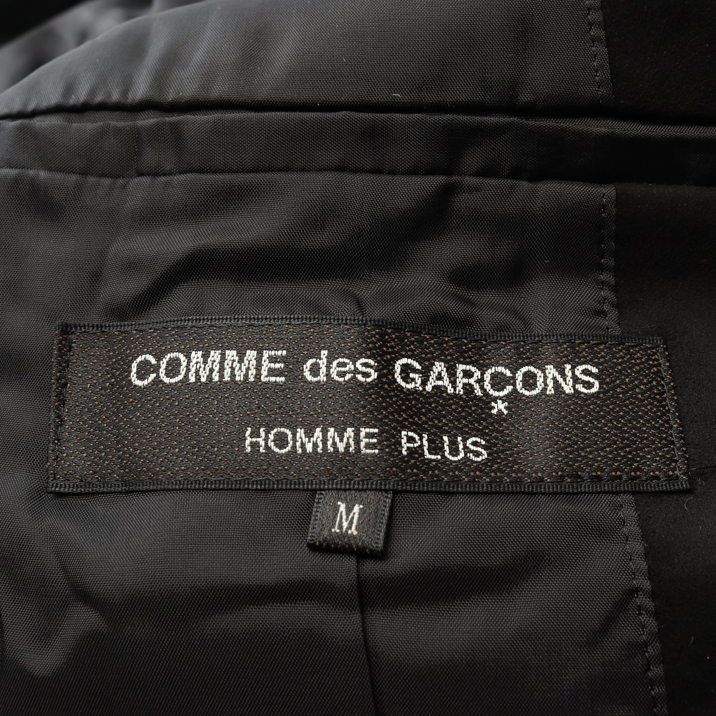プルオーバー コート コットン ブラック フード付き コムデギャルソン アウター Comme des Garcons