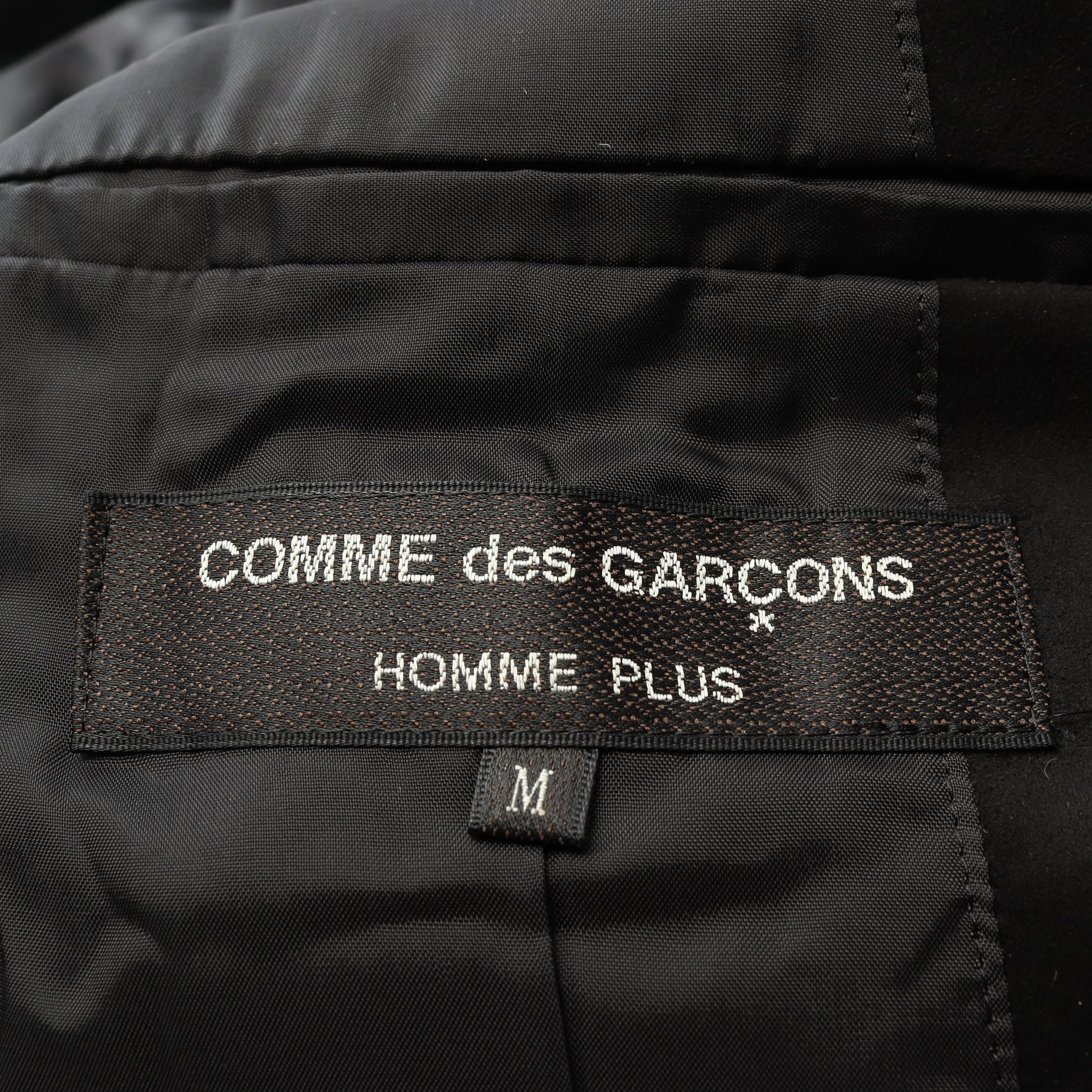 プルオーバー コート コットン ブラック フード付き コムデギャルソン アウター Comme des Garcons