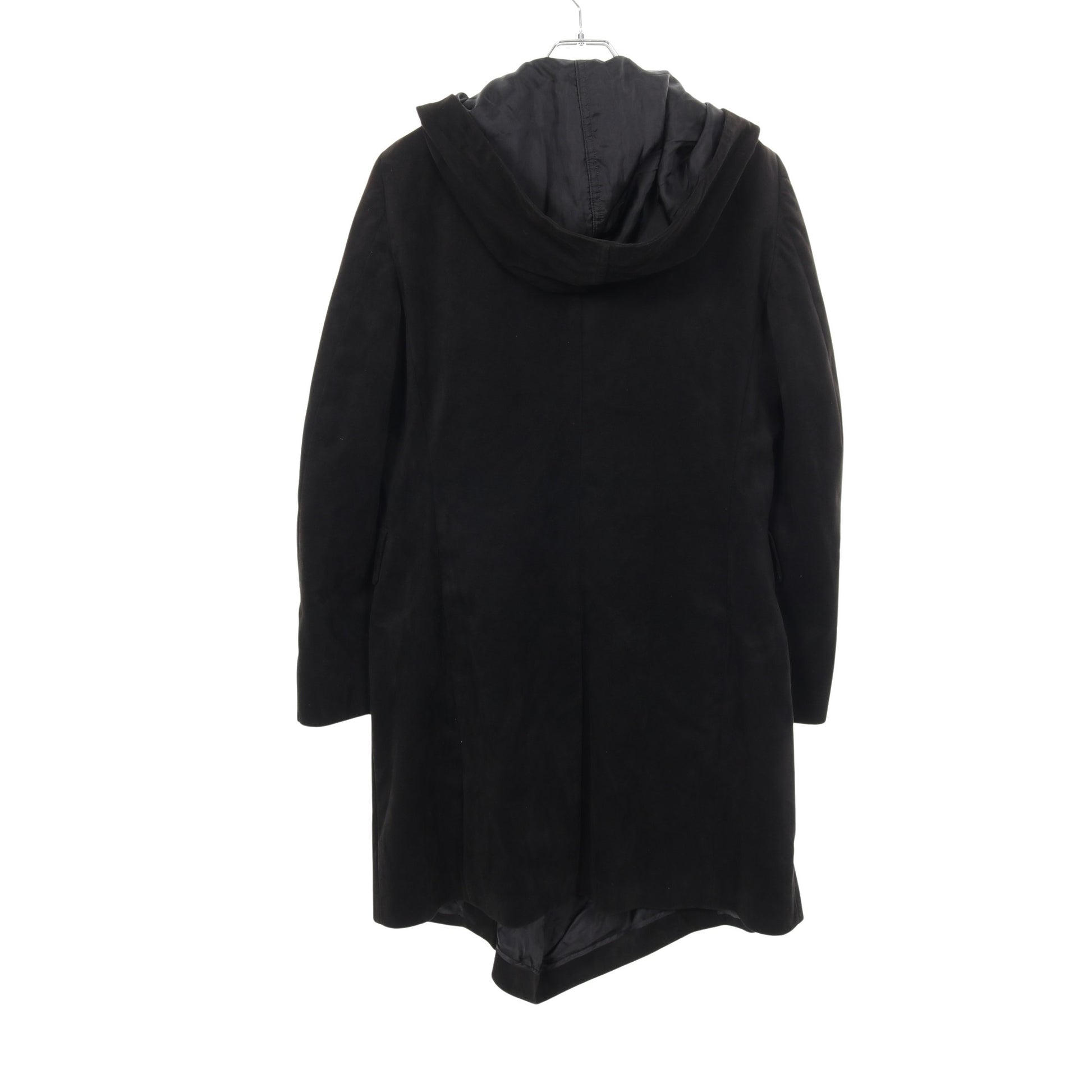 プルオーバー コート コットン ブラック フード付き コムデギャルソン アウター Comme des Garcons