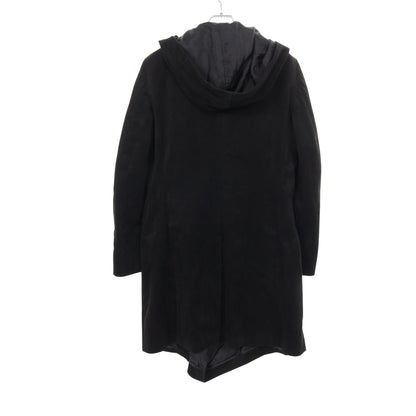 プルオーバー コート コットン ブラック フード付き コムデギャルソン アウター Comme des Garcons