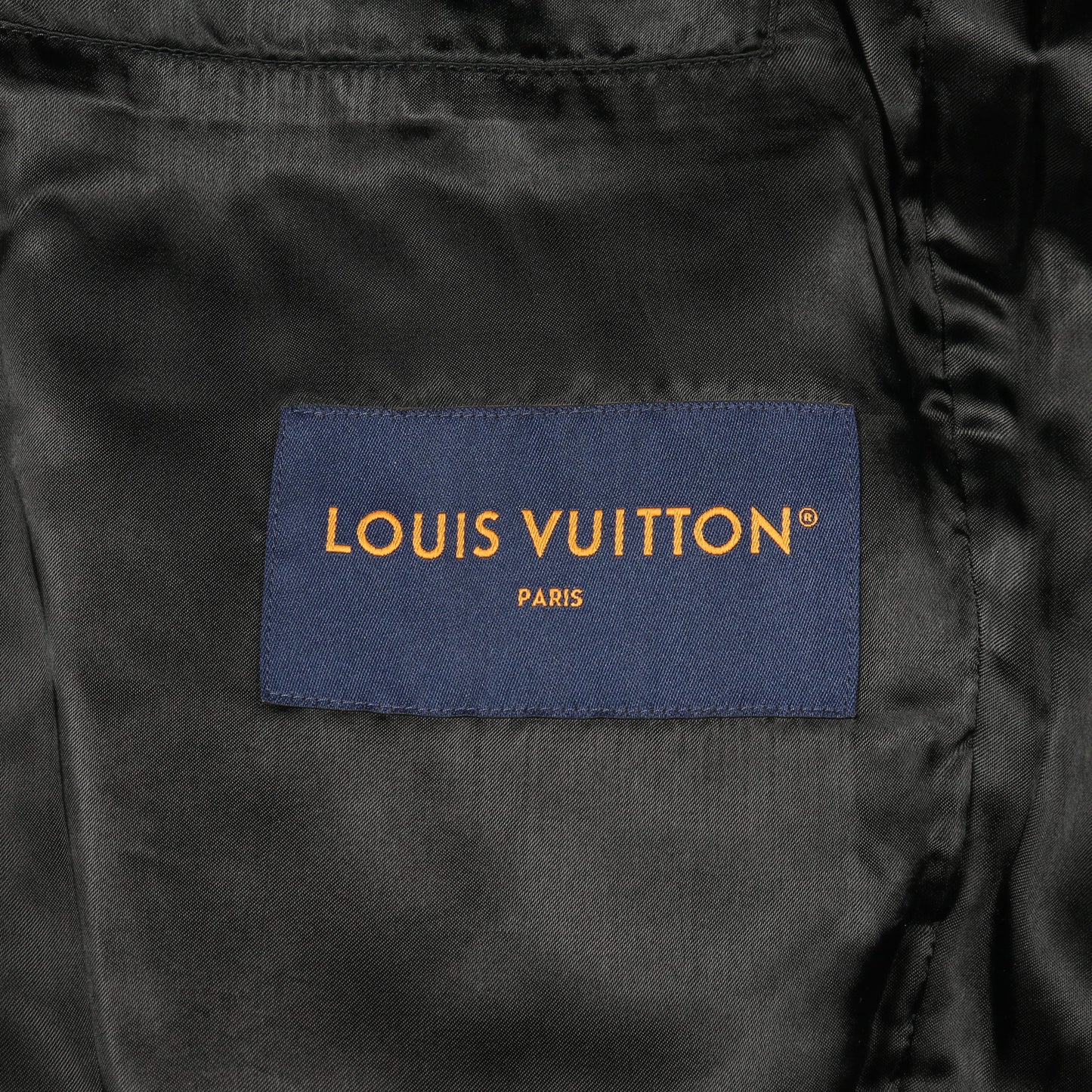 モノグラム ブルゾン レザージャケット レザー ウール ブラック 切替 ルイヴィトン アウター LOUIS VUITTON