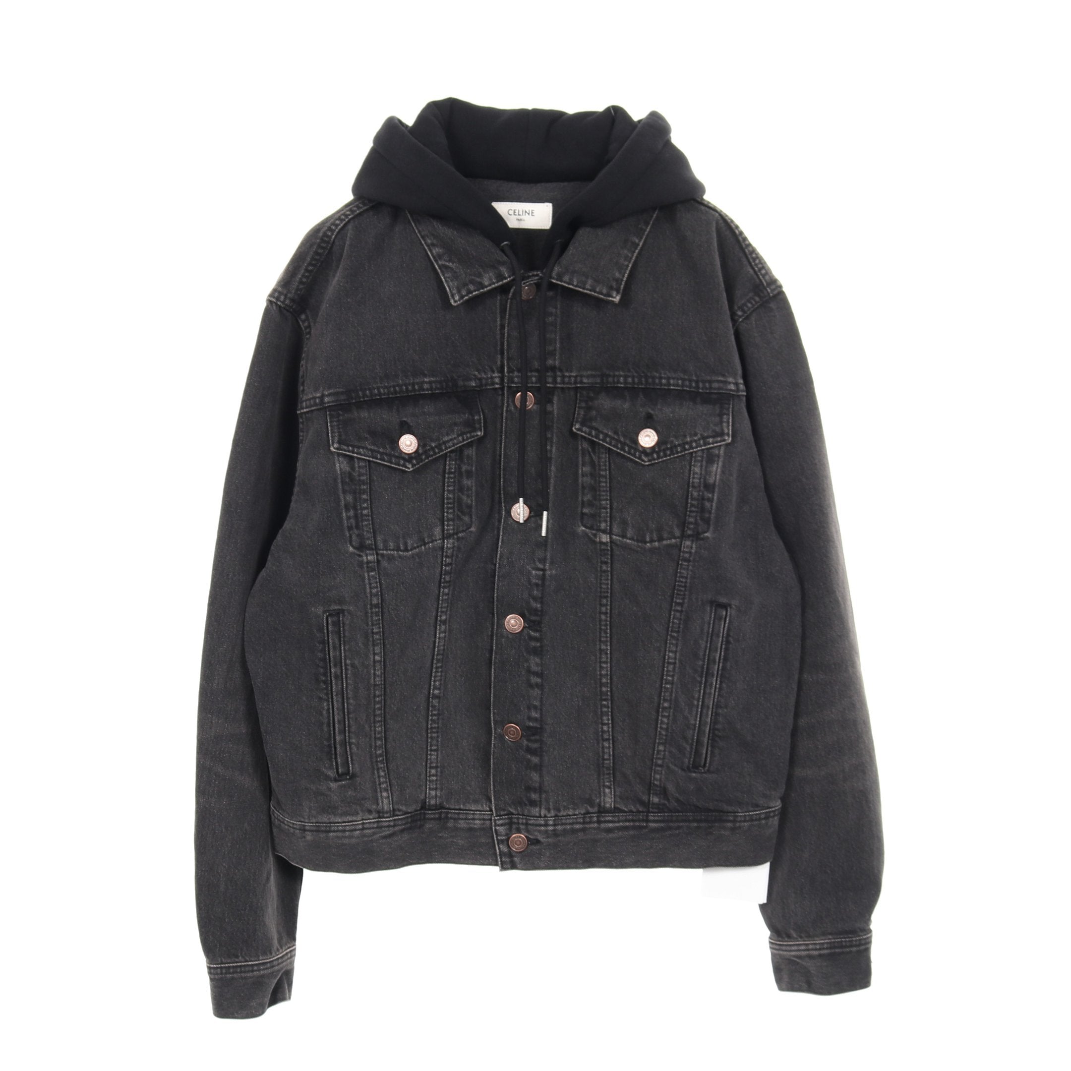 トラッカージャケット デニムジャケット コットン ダークグレー