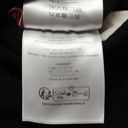 フリース ジャケット ロゴ刺繍 ナイロン ブラック ホワイト リバーシブル フード付き ジバンシィ アウター GIVENCHY