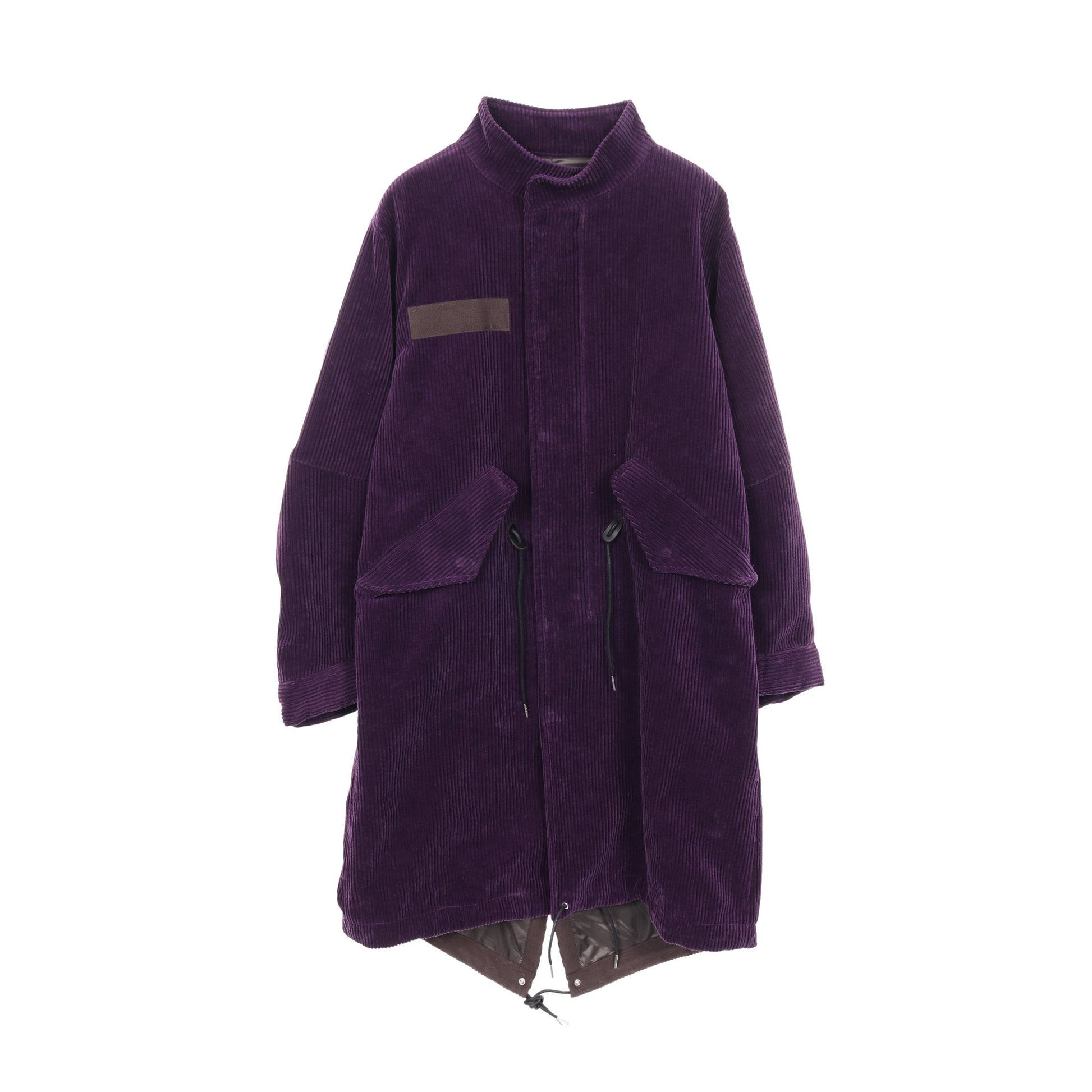 コーデュロイ コート コットン パープル サカイ アウター sacai