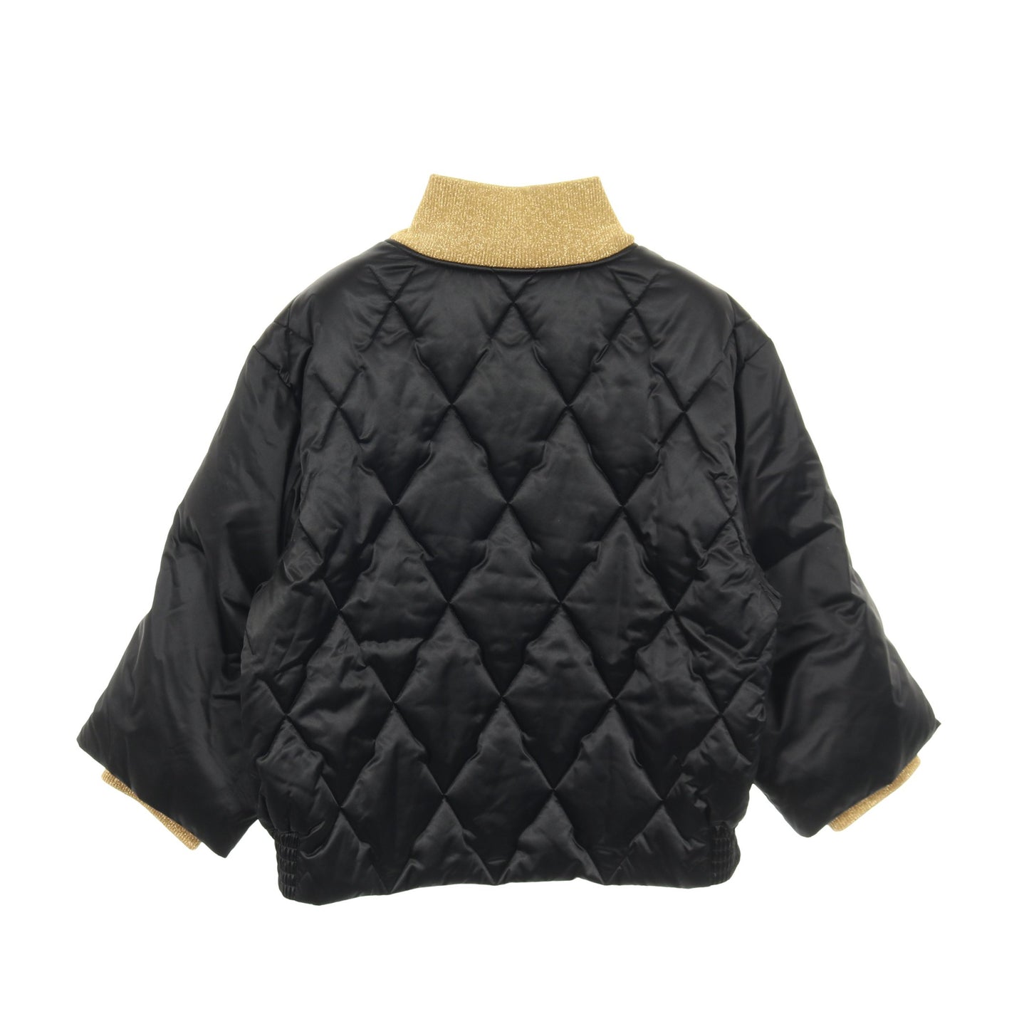 キルティング ダウンジャケット ナイロン ブラック ゴールド シャネル アウター CHANEL