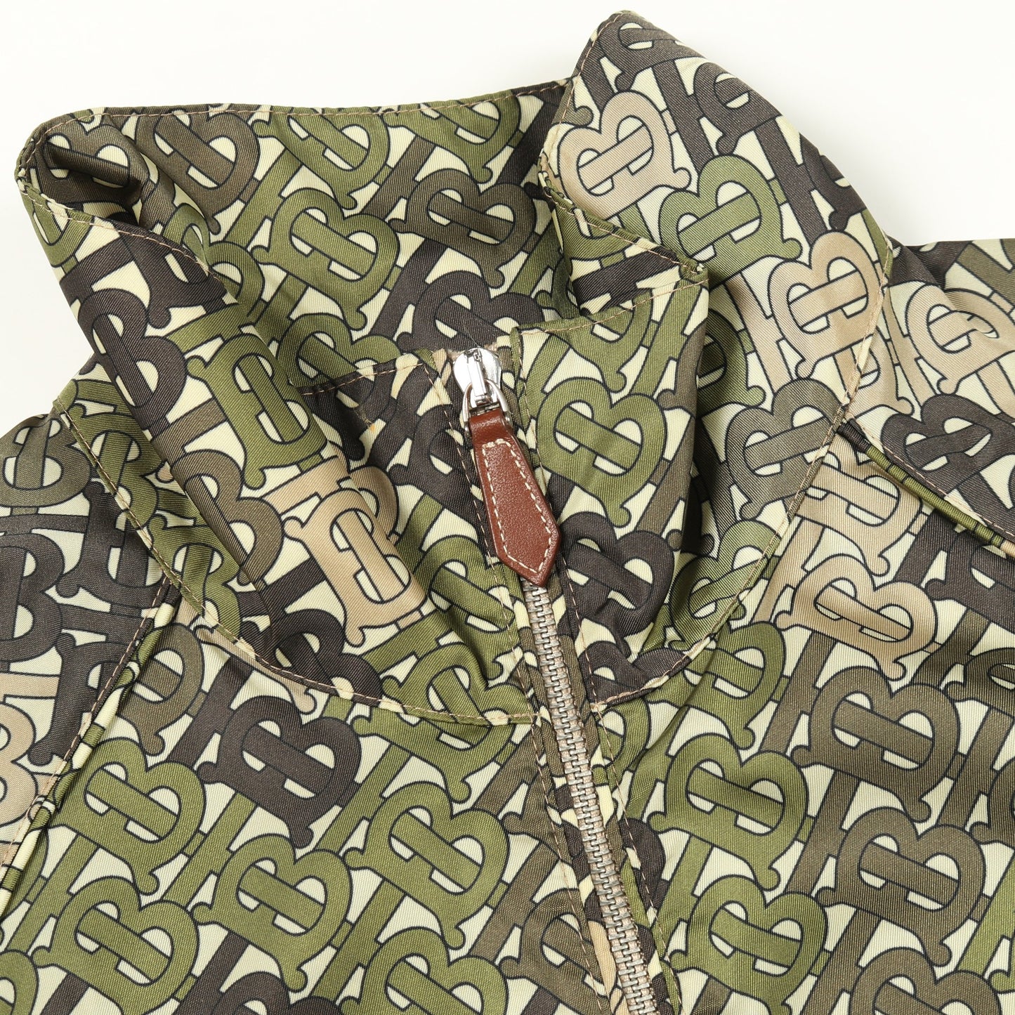 TBモノグラム ナイロンジャケット カモフラージュ ナイロン カーキグリーン マルチカラー バーバリー アウター BURBERRY