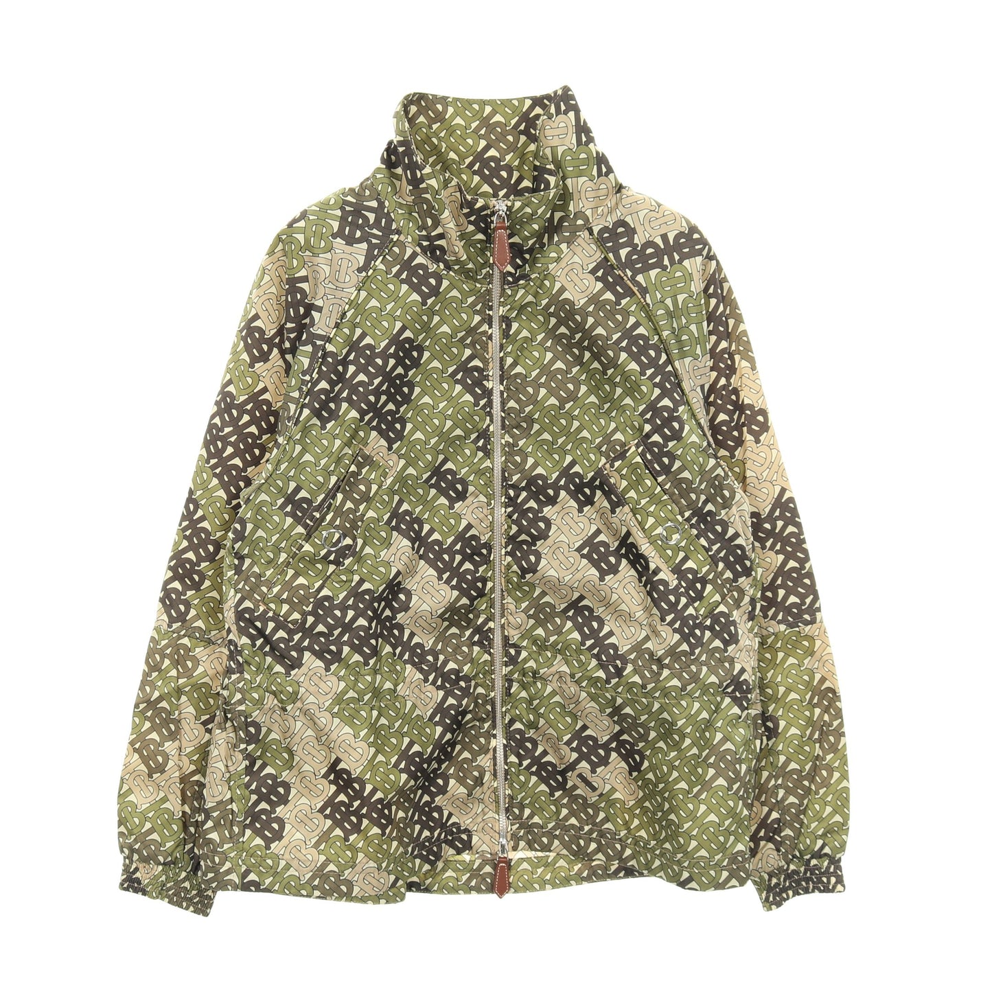 TBモノグラム ナイロンジャケット カモフラージュ ナイロン カーキグリーン マルチカラー バーバリー アウター BURBERRY