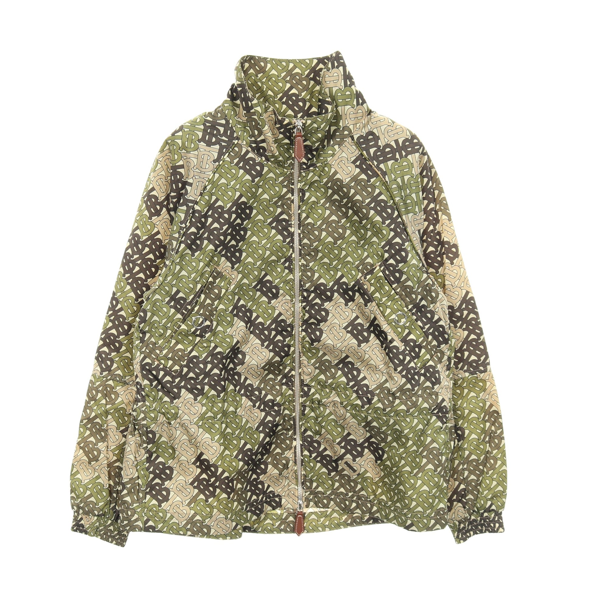 TBモノグラム ナイロンジャケット カモフラージュ ナイロン カーキグリーン マルチカラー バーバリー アウター BURBERRY