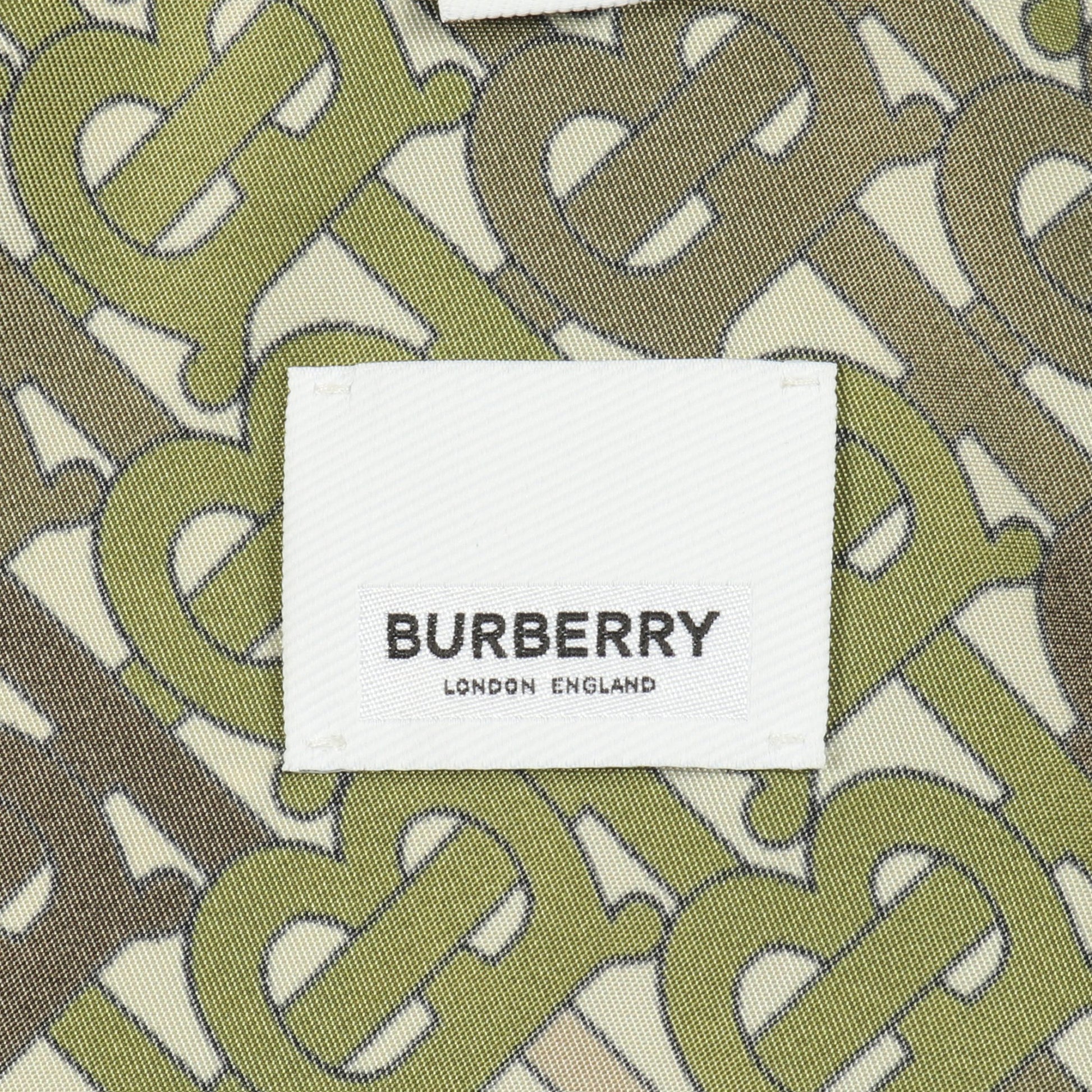 TBモノグラム ナイロンジャケット カモフラージュ ナイロン カーキグリーン マルチカラー バーバリー アウター BURBERRY