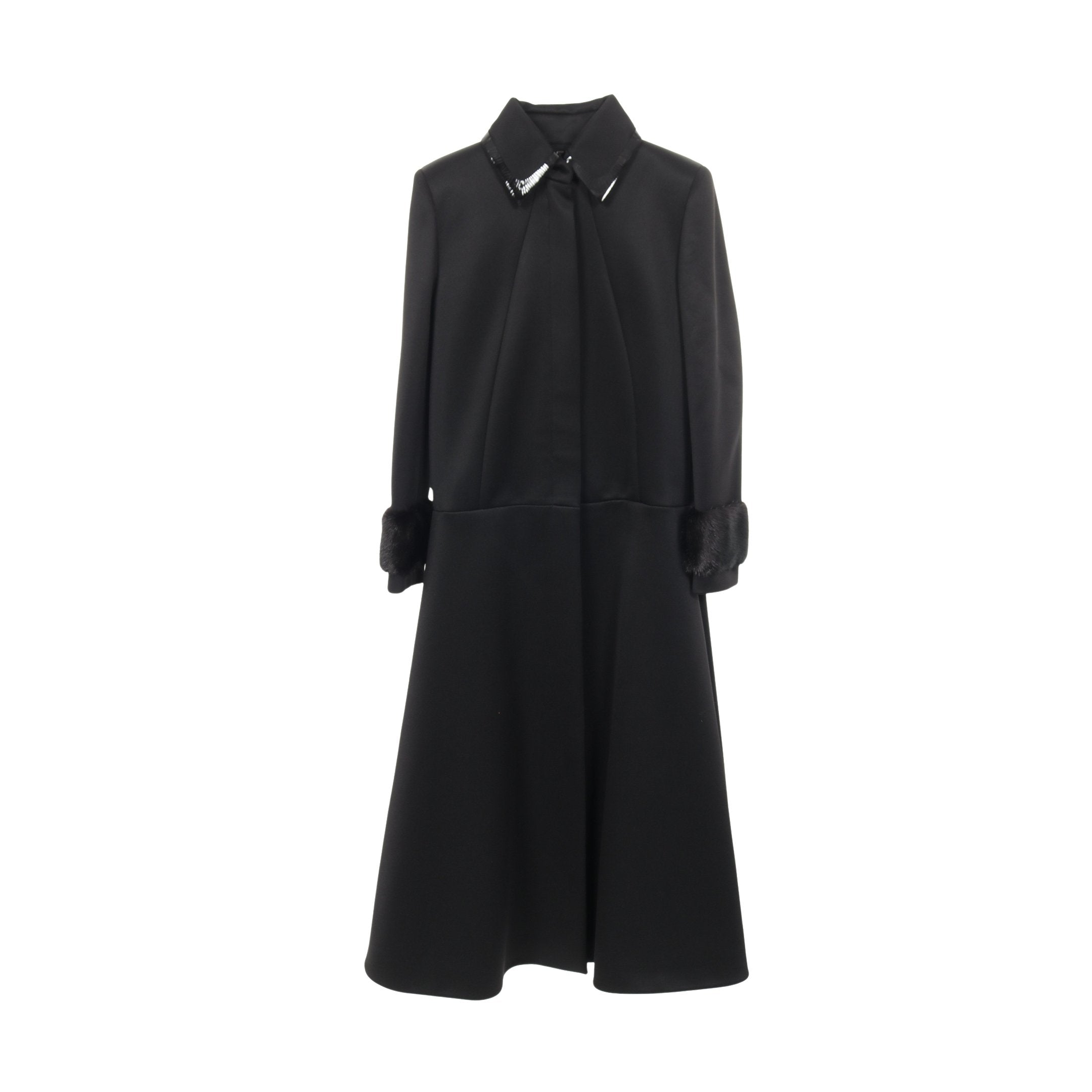 【お取り置き購入不可】新品未使用 fendi ミンク シャツコート コート ミンク ブラック フェンディ – RECLO