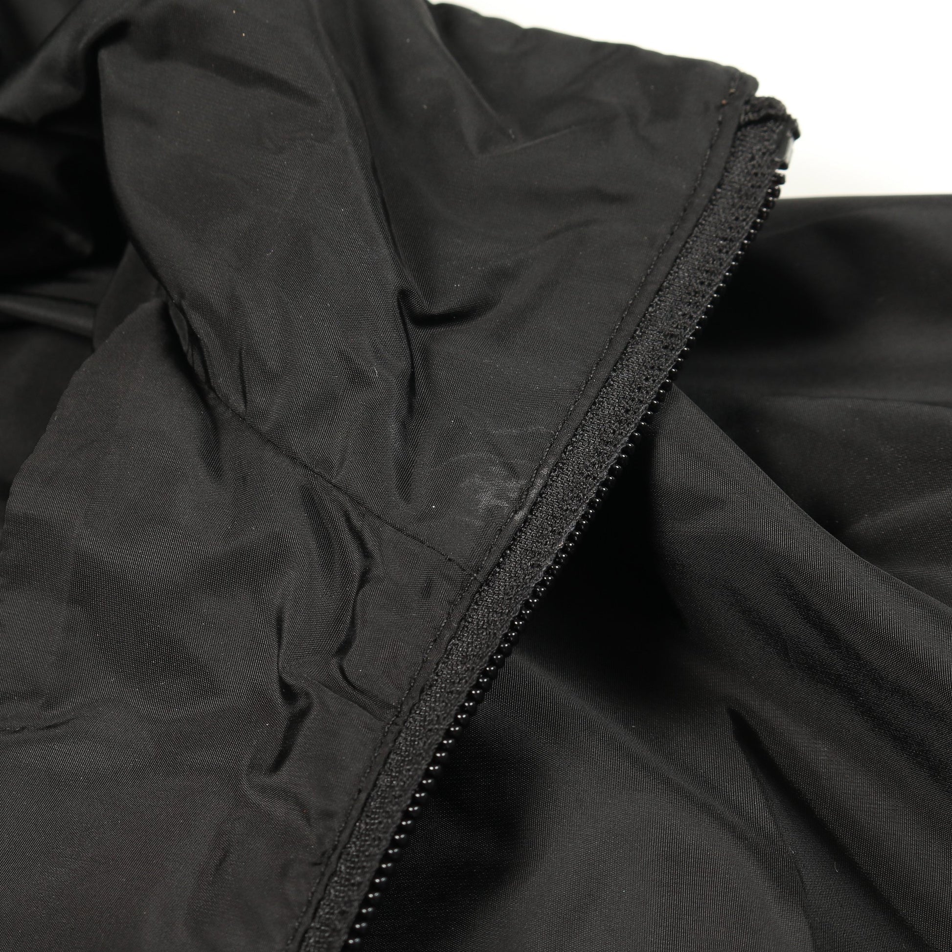 Re-Nylon ナイロンフーデッドレインコート コート ナイロン ブラック フード付き プラダ アウター PRADA