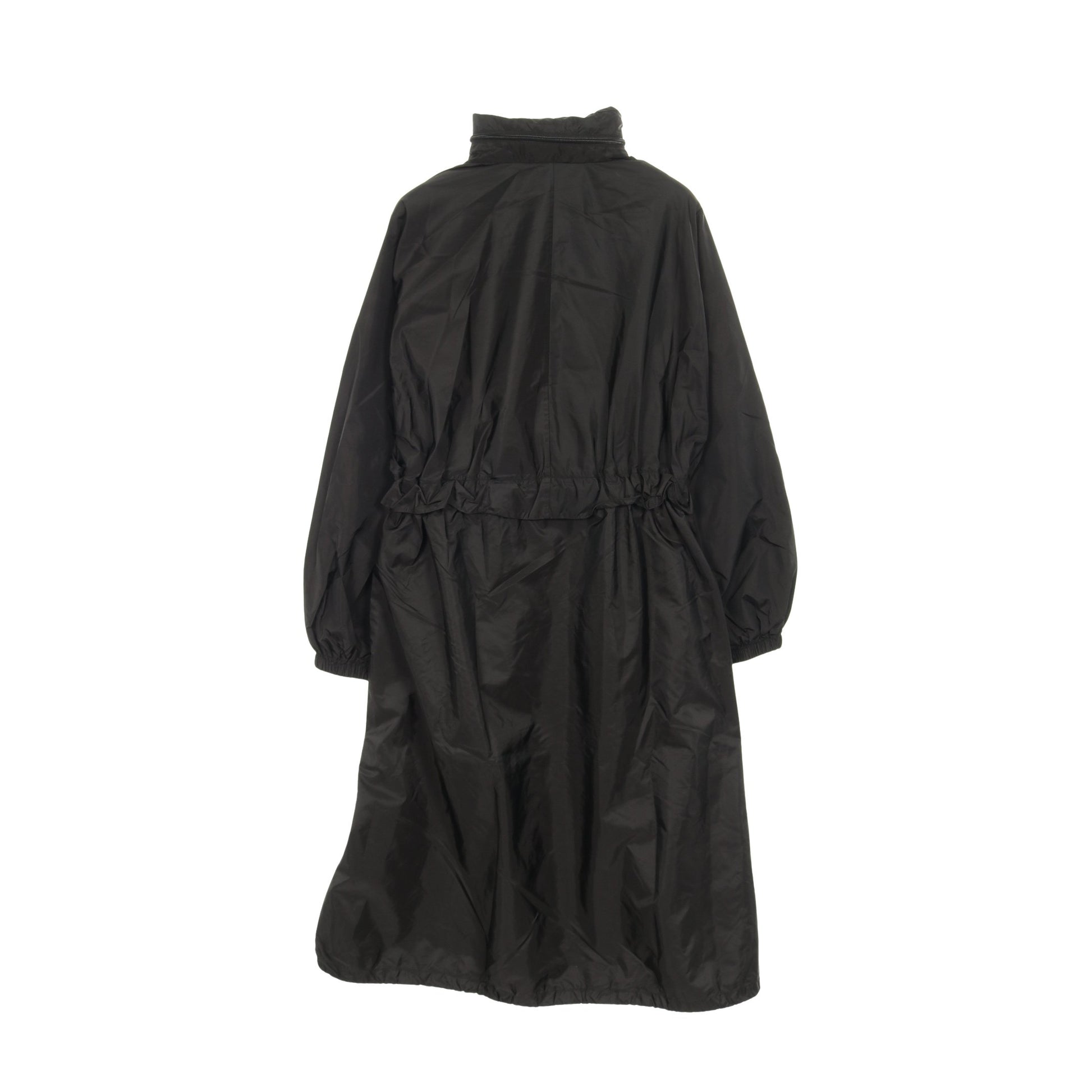 Re-Nylon ナイロンフーデッドレインコート コート ナイロン ブラック 