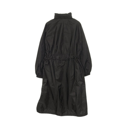 Re-Nylon ナイロンフーデッドレインコート コート ナイロン ブラック フード付き プラダ アウター PRADA