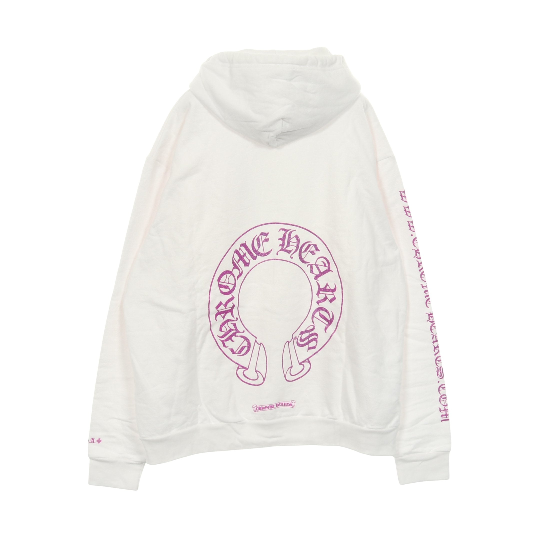 ホースシュー プルオーバーパーカー アームロゴ 刺繍 コットン