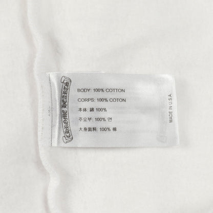 ホースシュー プルオーバーパーカー アームロゴ 刺繍 コットン ホワイト 裏起毛 クロムハーツ トップス Chrome Hearts