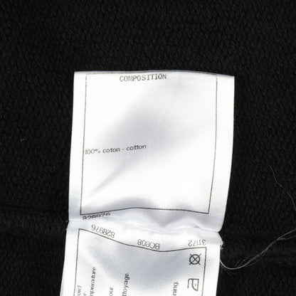 ココマーク Tシャツ クルーネック 半袖 ラグランスリーブ コットン ブラック ゴールド シャネル トップス CHANEL