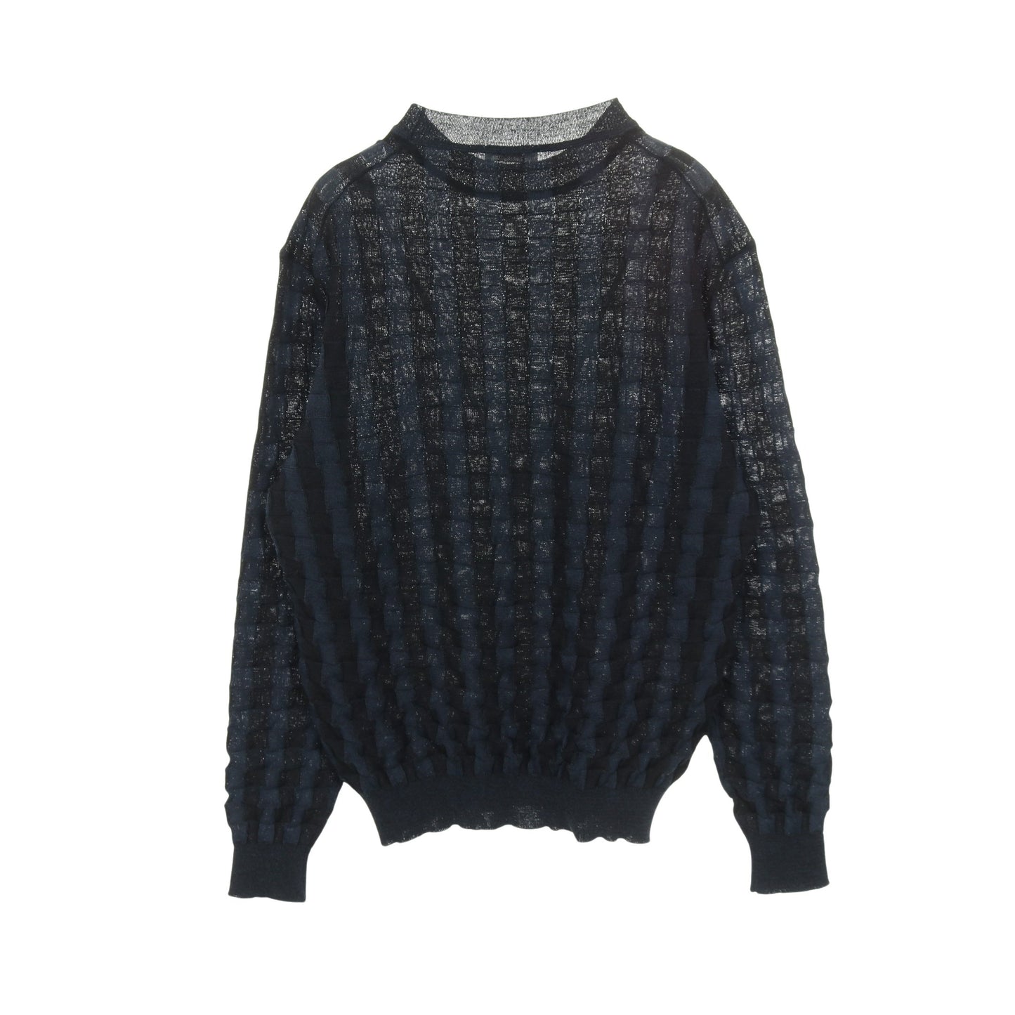 ニット クルーネック 長袖 ウール ネイビー ブラック ジルサンダー トップス JIL SANDER